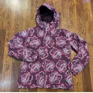 Burton Women’s Ltd Edition Paisley Print Ski Jacket – Purple/Pink – Sz Large
